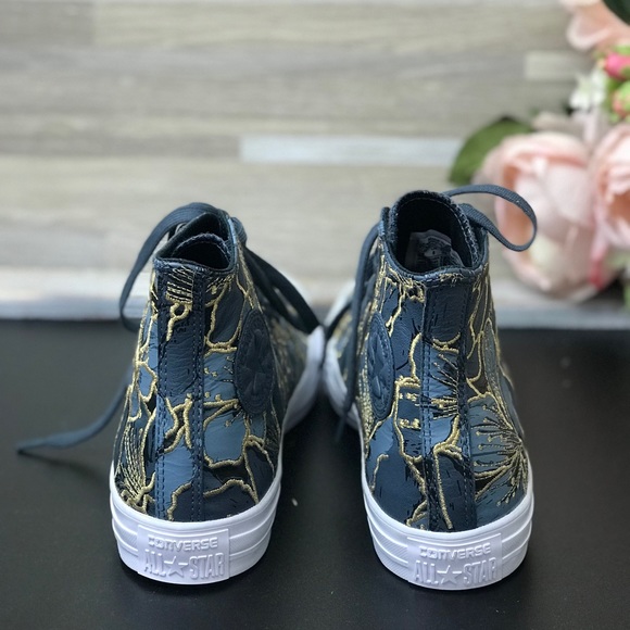 NWT Converse  Ctas || Black Sharkskin WMNS AUTHENT - Picture 5 of 8